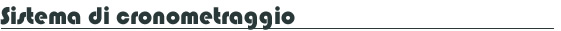 Sistema di cronometraggio